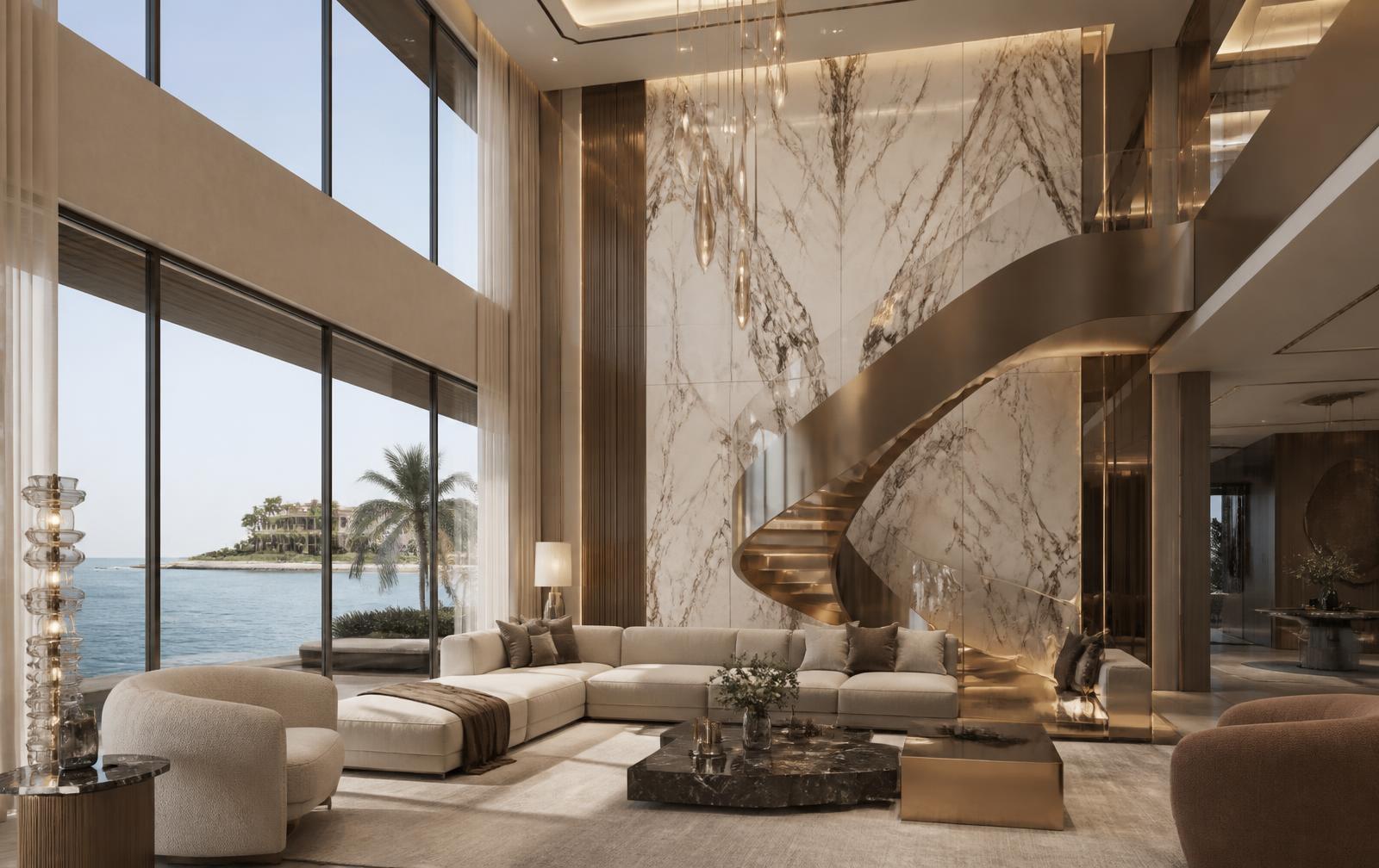 Signature Villa Fit-Out in Palm Jumeirah by Blue Iconic